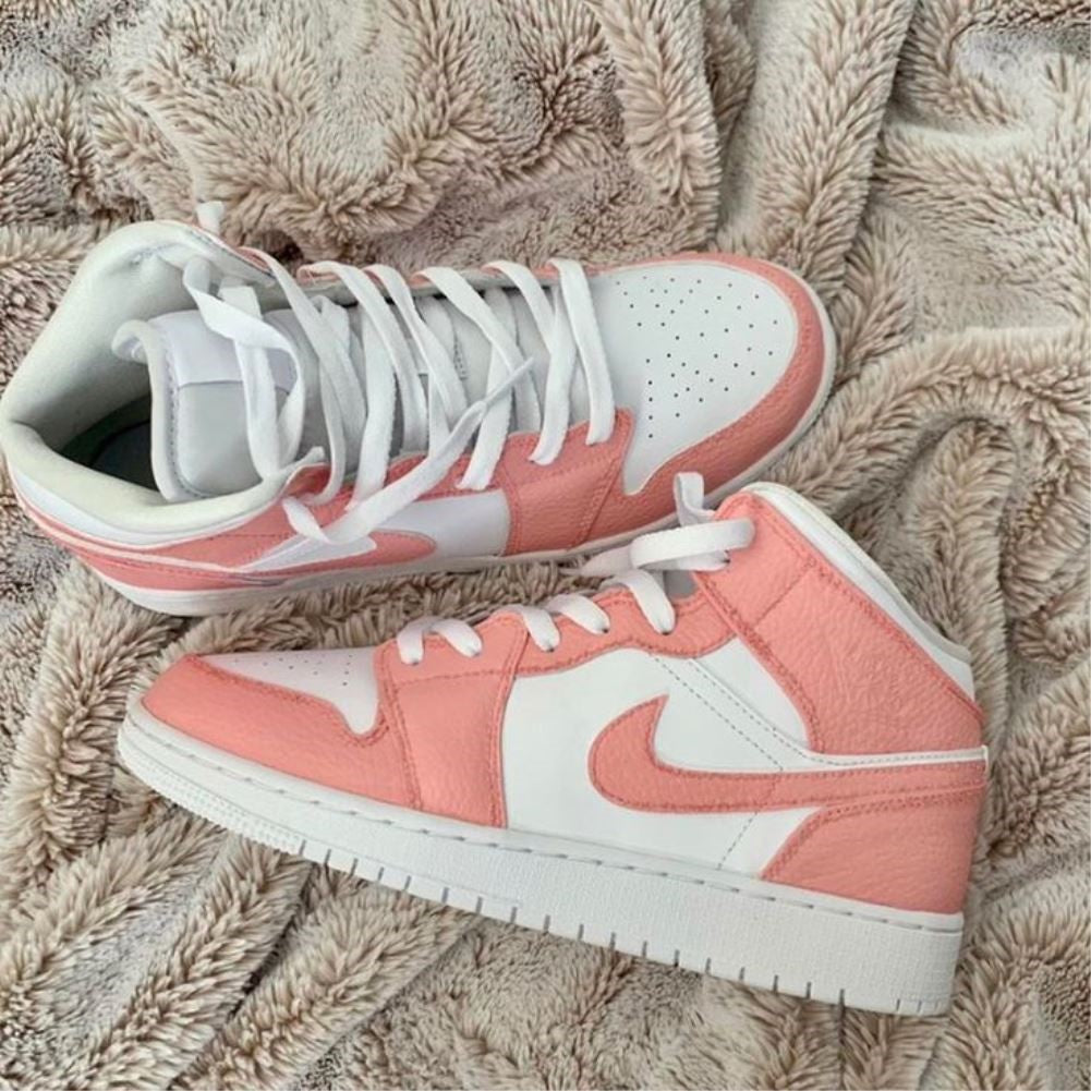 Orange Pink Custom Air Jordan 1