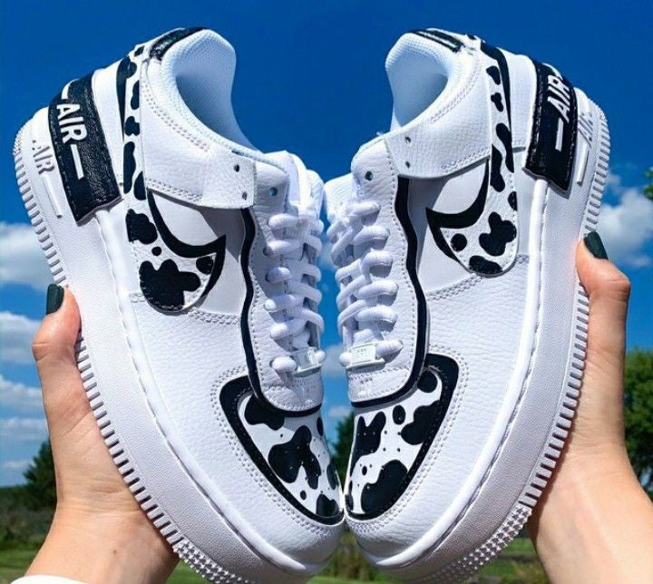 Cow Spots Custom Air Force 1 Shadow