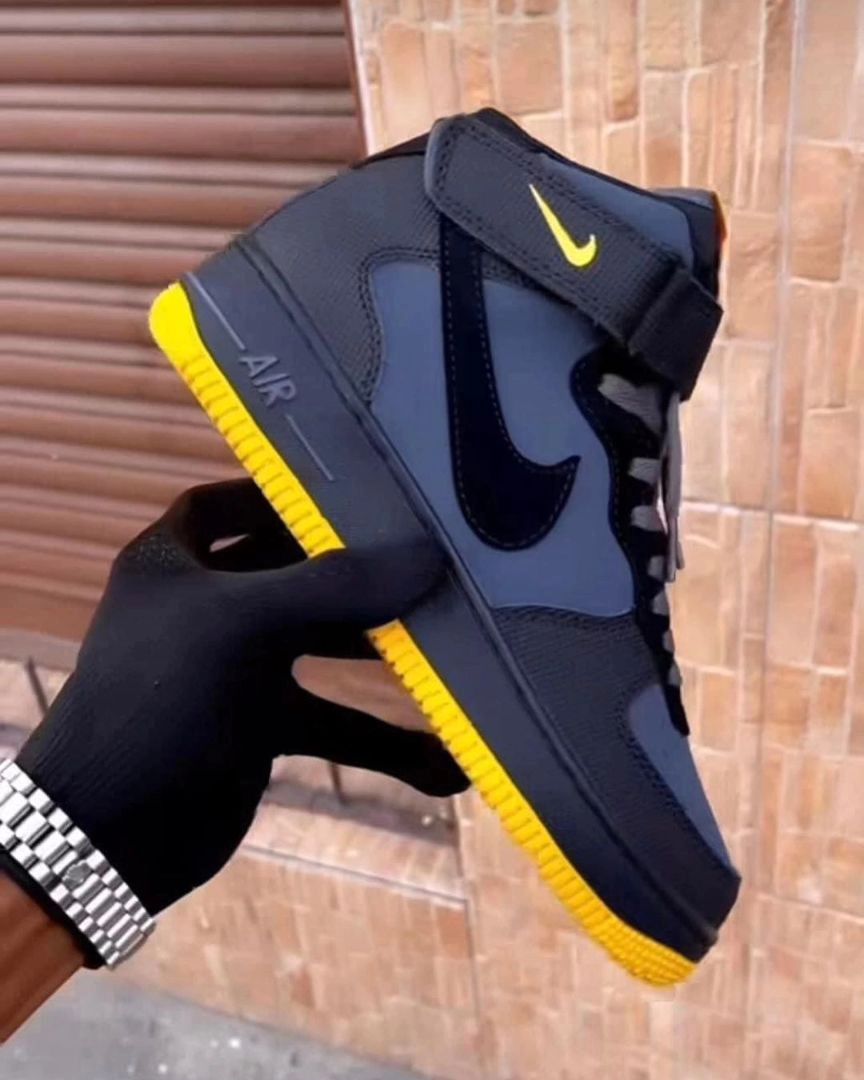 Gray Black Custom Air Jordan 1