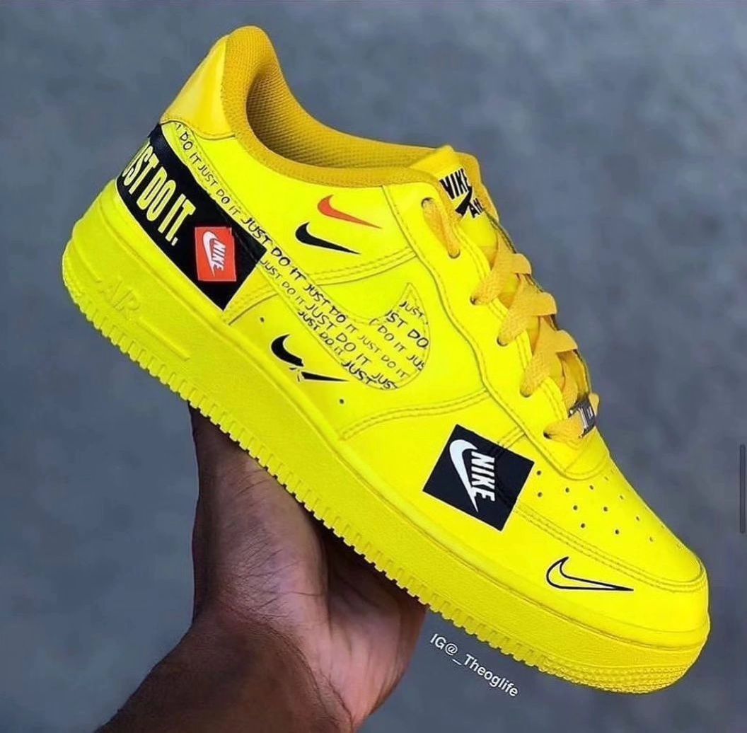 Yellow Custom Air Force 1
