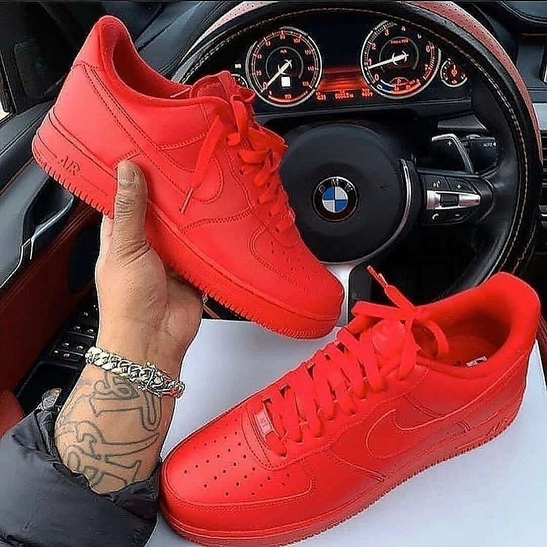 Red Custom Air Force 1