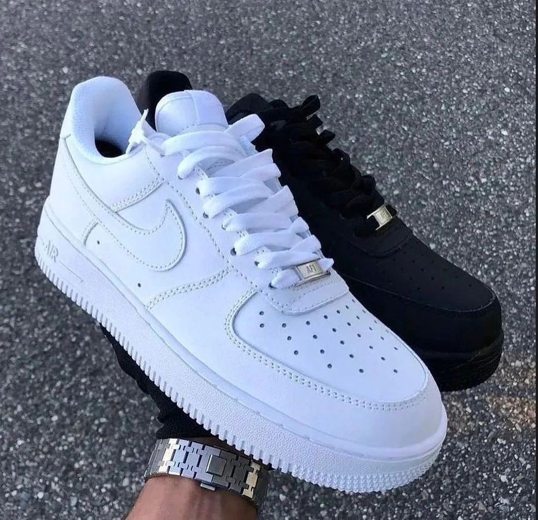 Black White Custom Air Force 1