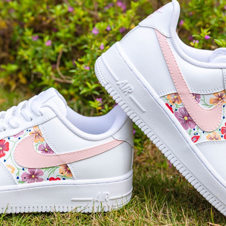 Flowers Pink Custom Air Force 1