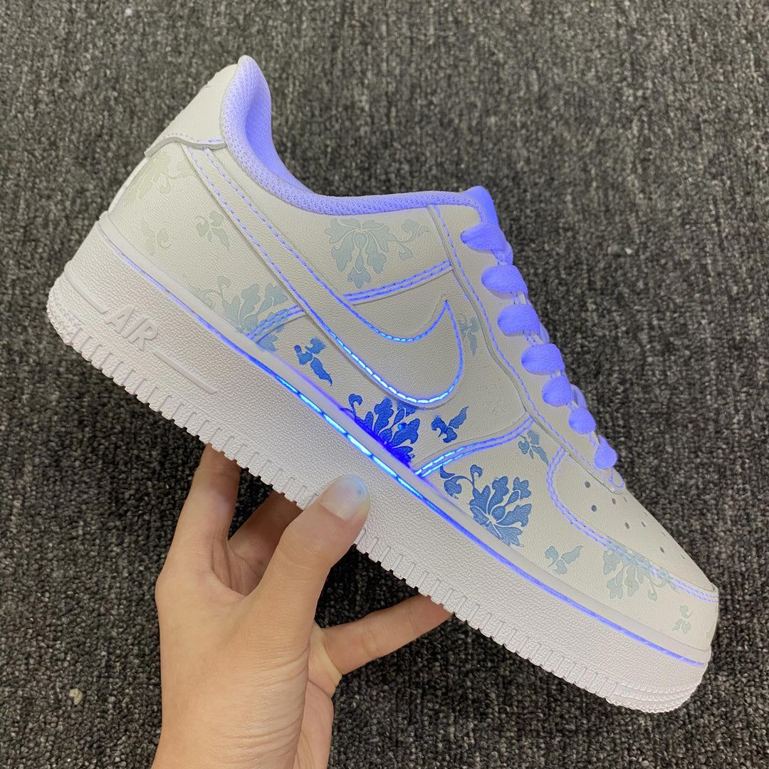 Flower Pattern UV Color Change Custom Air Force 1