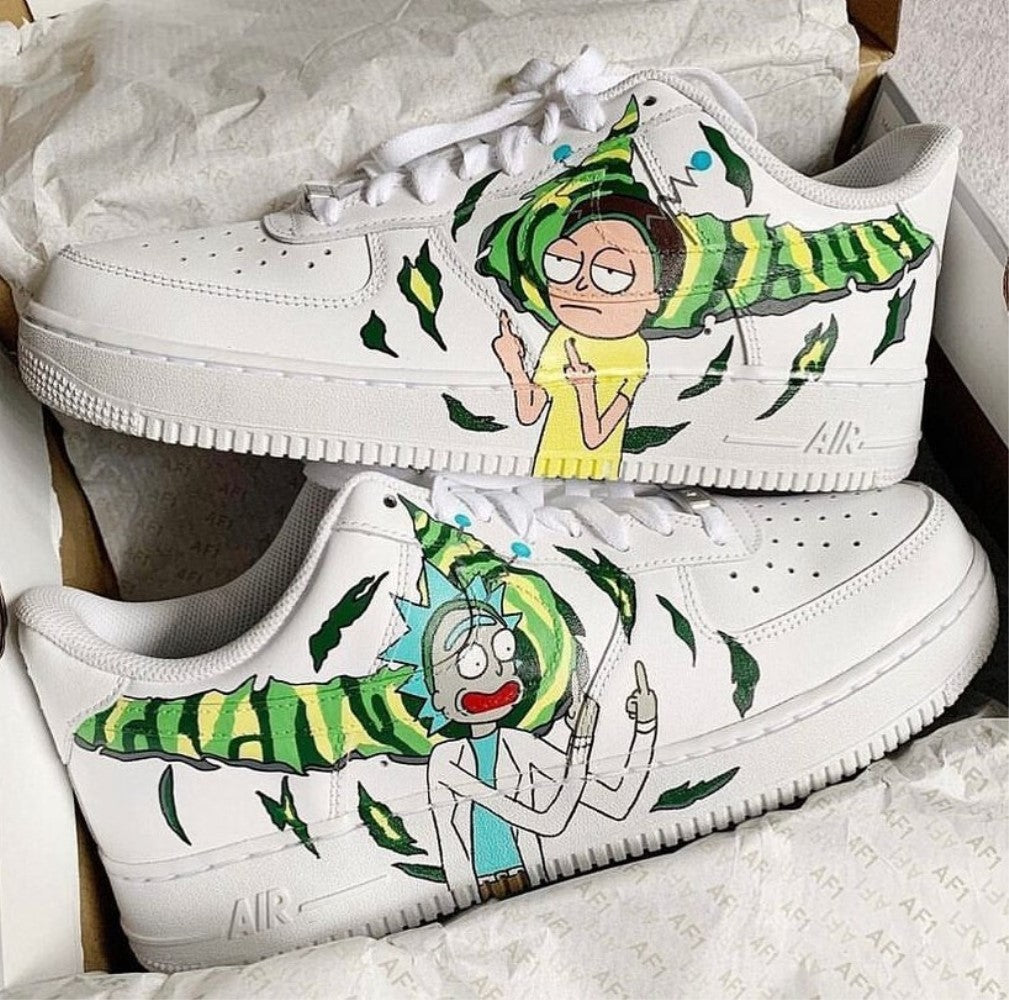 Rick And Morty Custom Air Force 1