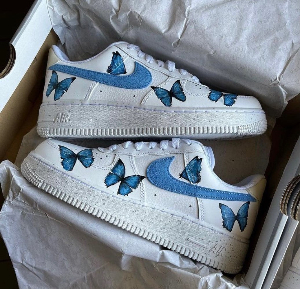 Blue Butterfly Custom Air Force 1