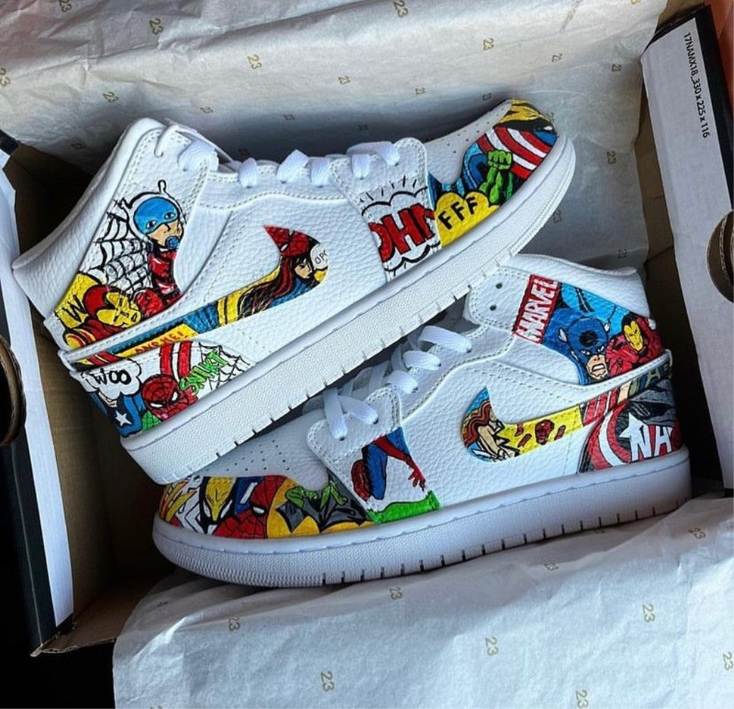 Marvel Avengers Custom Air Jordan 1