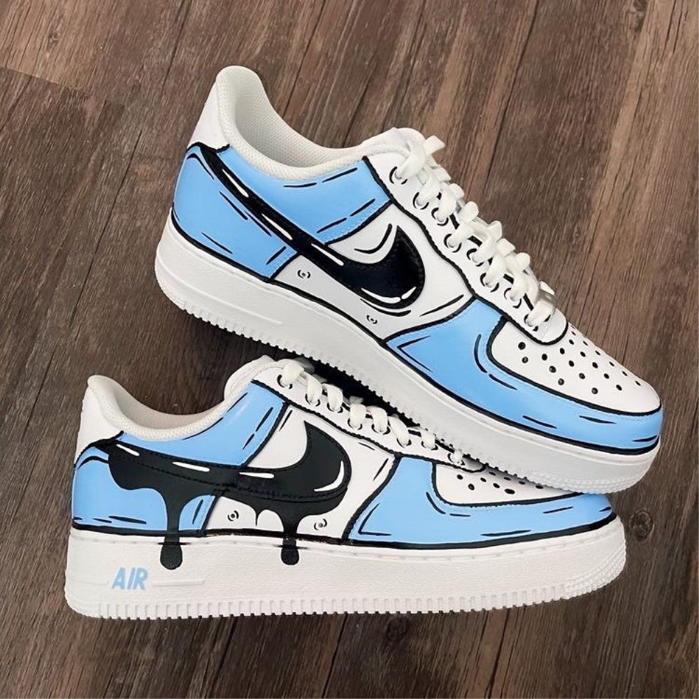 Blue Drip Custom Air Force 1