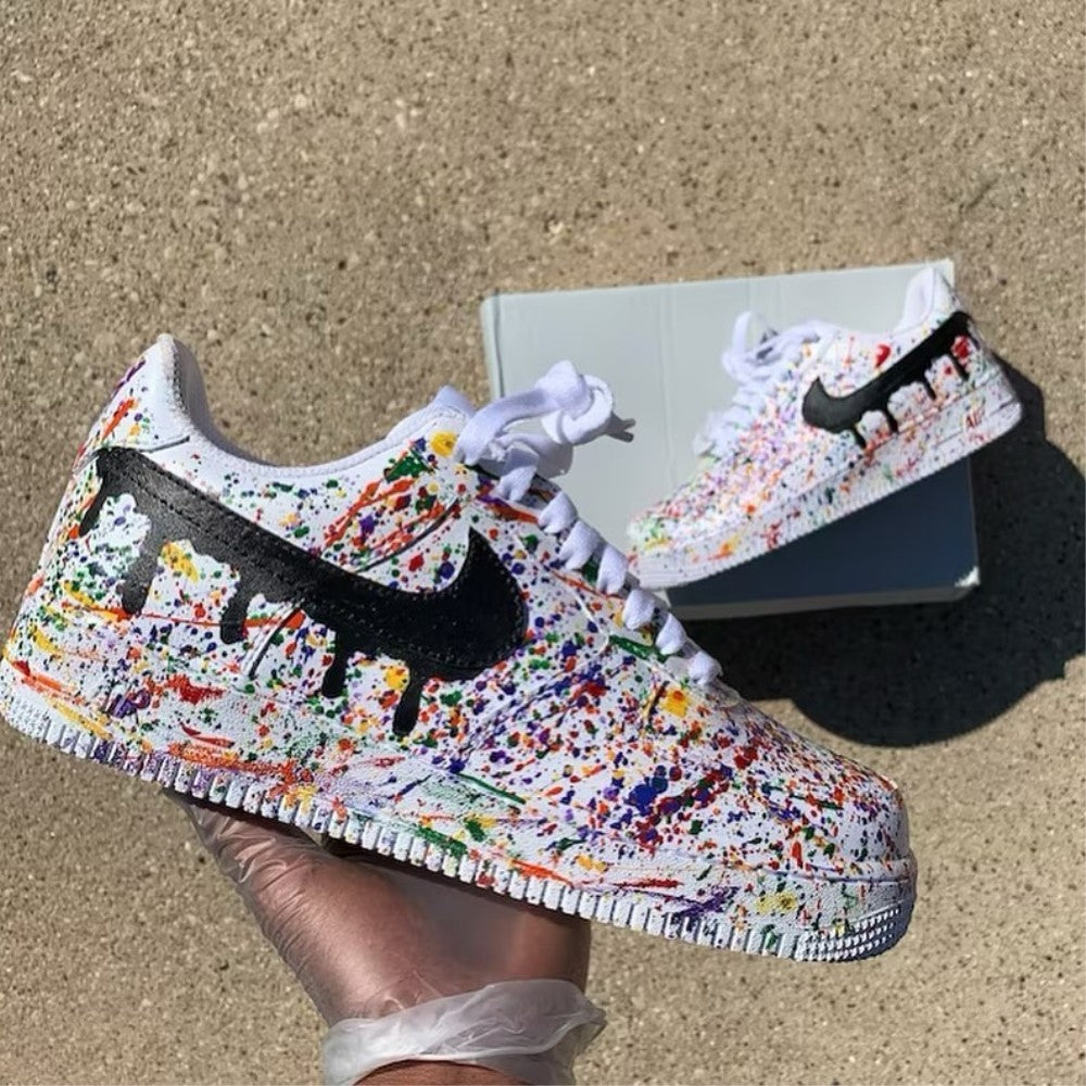 Splatter Graffiti Custom Air Force 1