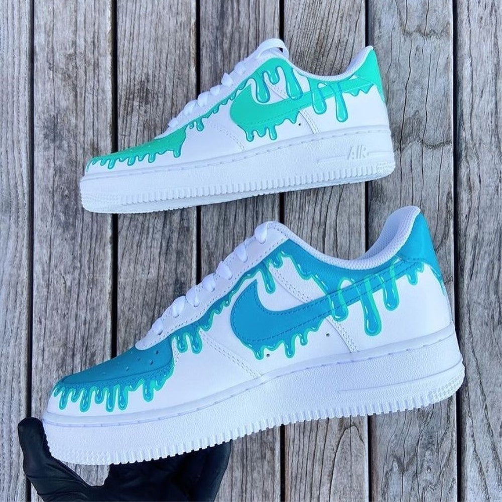 Blue Drip Custom Air Force 1
