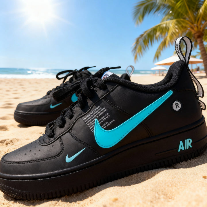 Mint Green Custom Air Force 1 - Custom Shoes