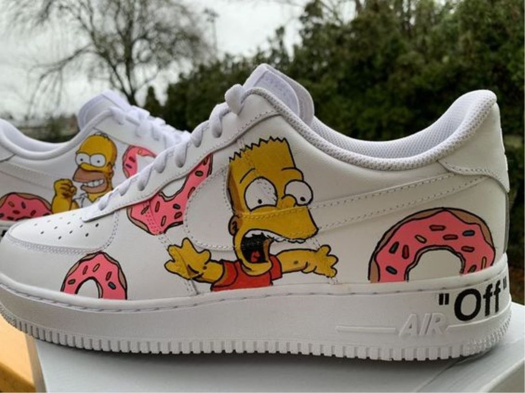 Simpson Donuts Custom Air Force 1