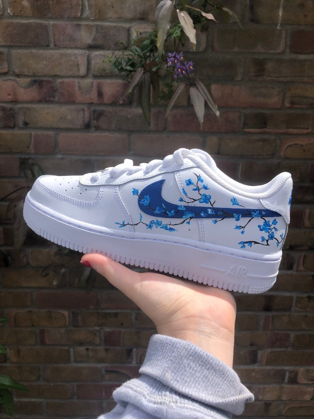 Blue Sakura Custom Air Jordan 1