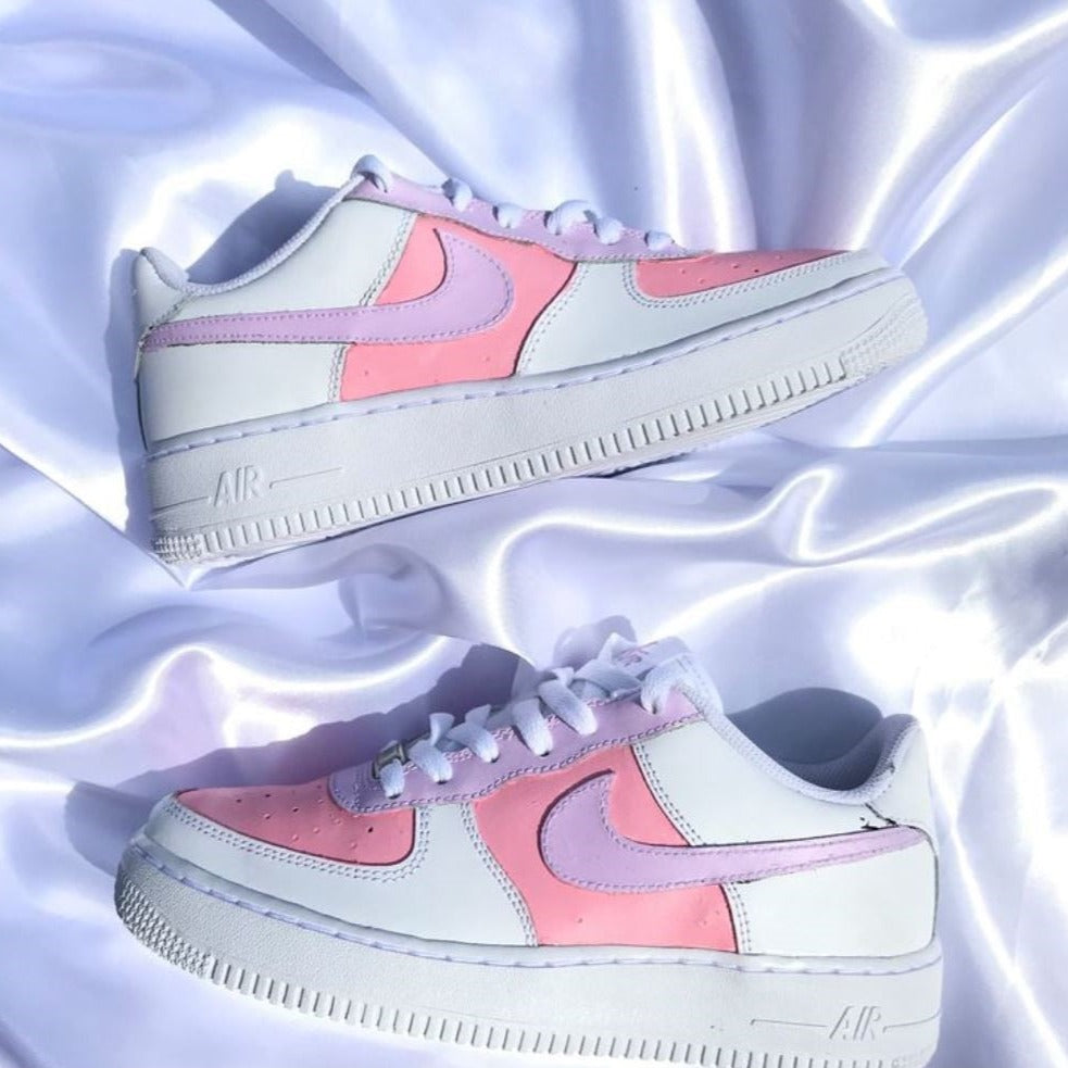 Pink Purple Smooth Custom Air Force 1