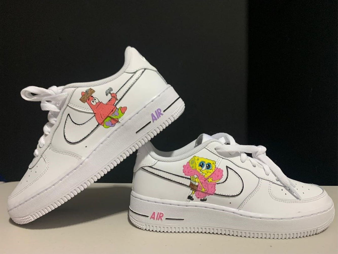 SpongeBob SquarePants and Patrick Custom Air Force 1