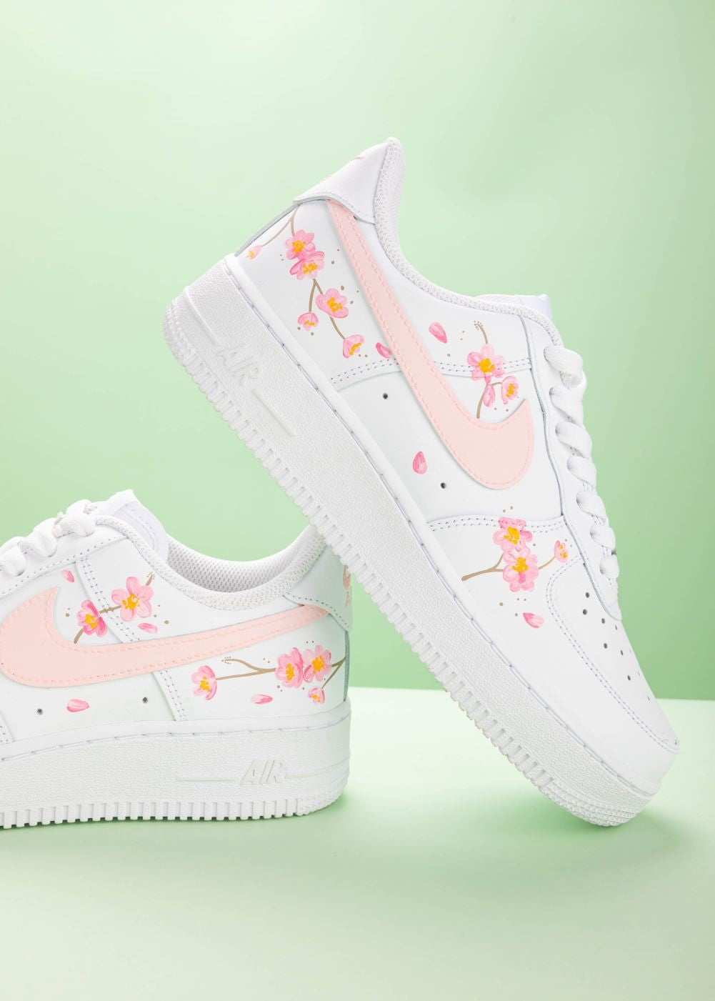 Pink Peach Blossom Custom Air Force 1