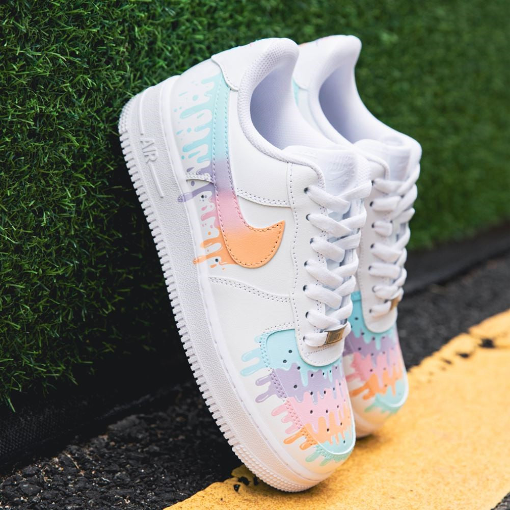 Rainbow Drip Custom Air Force 1