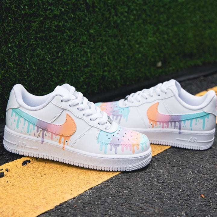 Rainbow Drip Custom Air Force 1