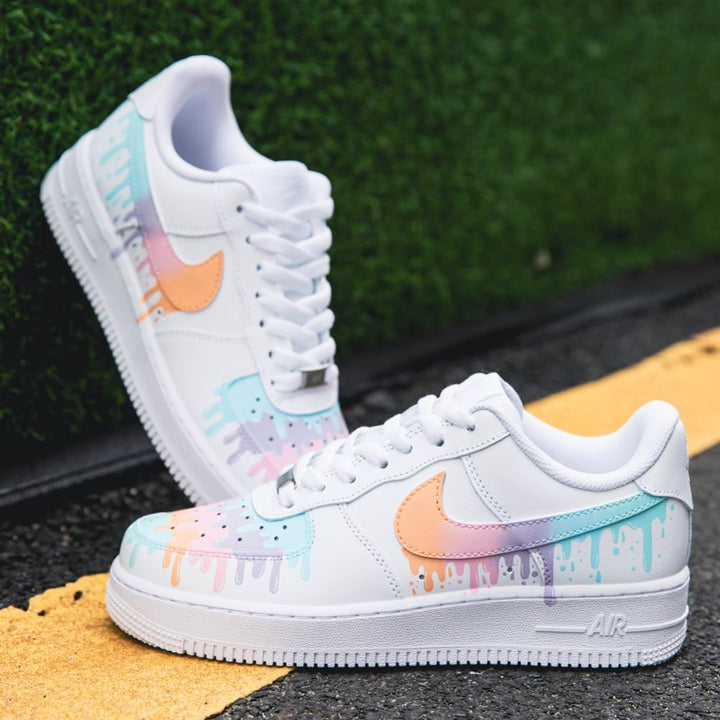 Rainbow Drip Custom Air Force 1