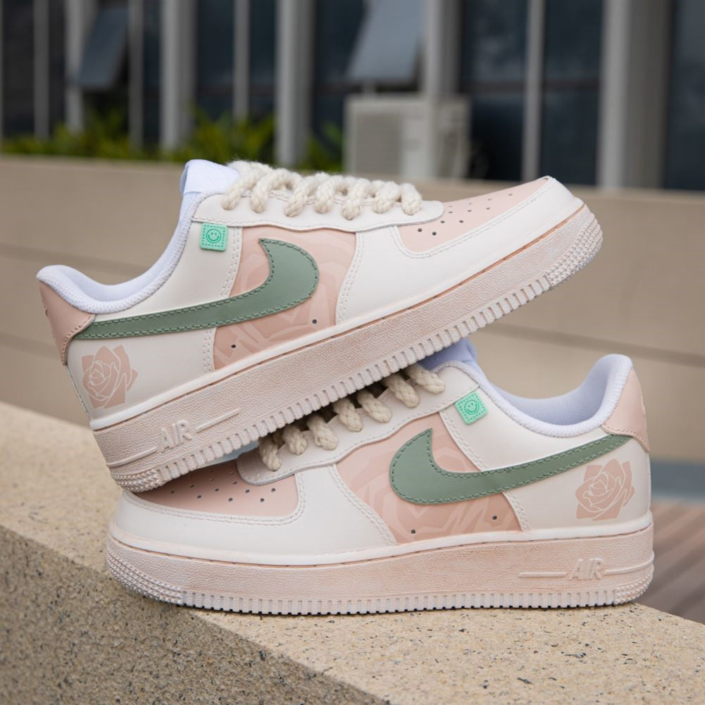 Pink Dry Rose Custom Air Force 1