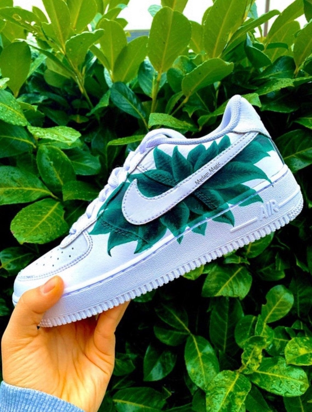 Green Leaves Custom Air Force 1