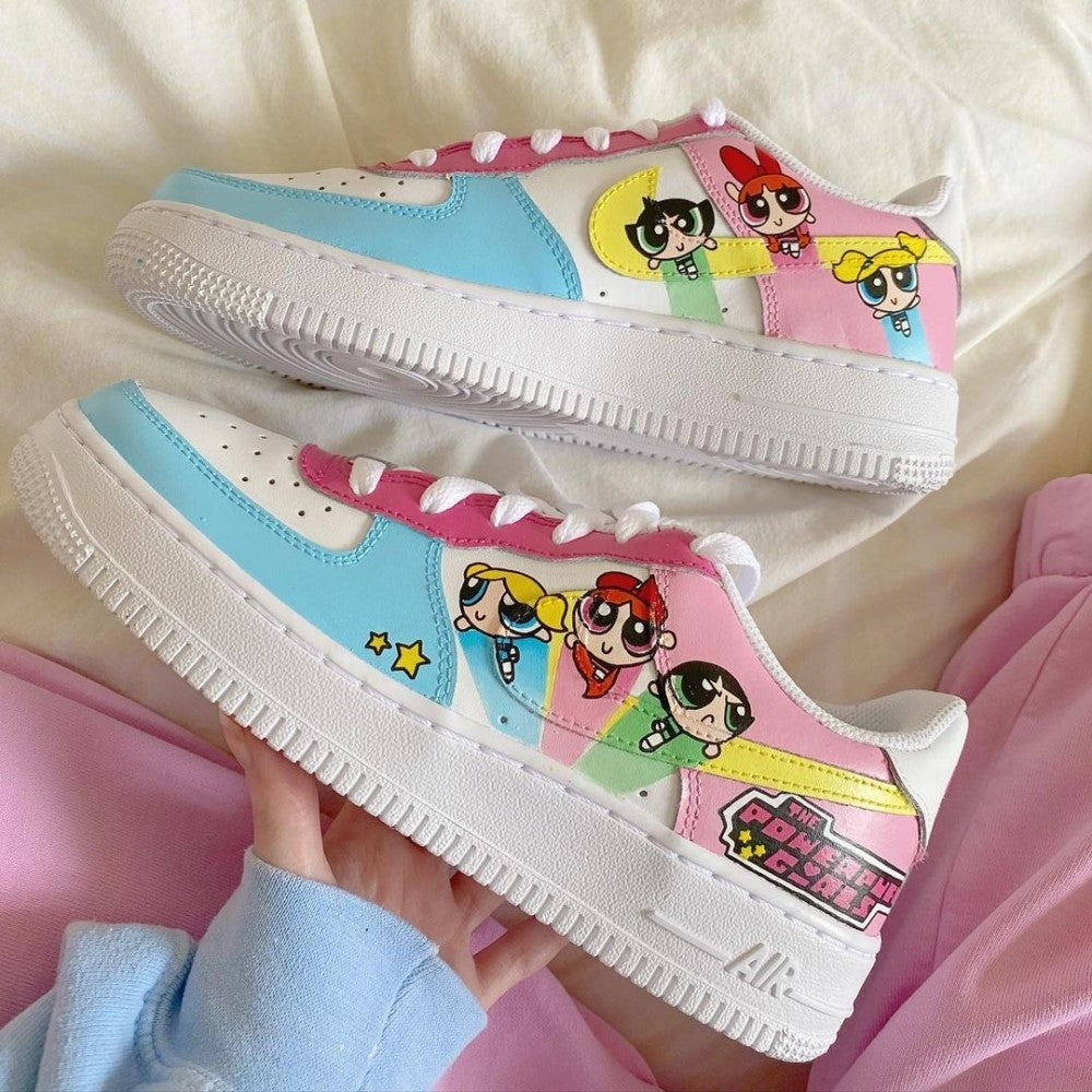 Color Powerpuff Girls Custom Air Force 1 XX CUSTOM