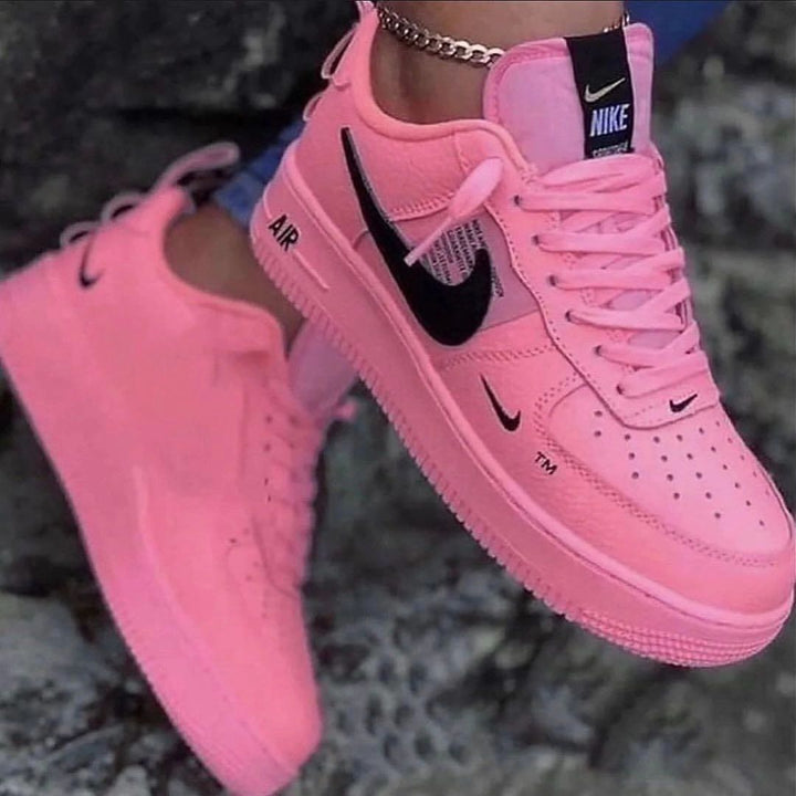 Pink Black Custom Nike Air Force 1