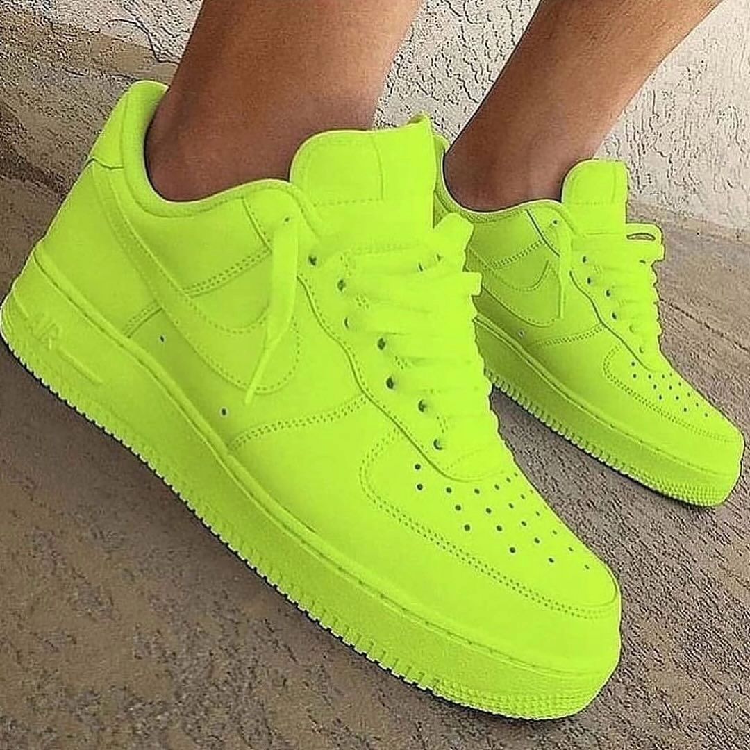 Green Custom Air Force 1