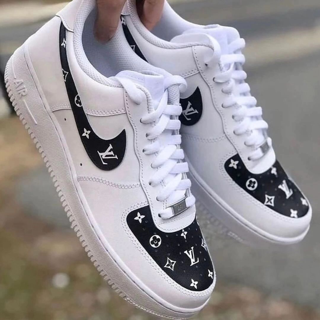 Lv Logo Custom Air Force 1