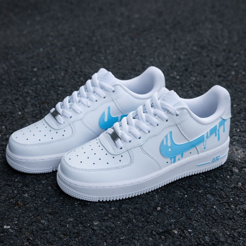 Blue Drip Custom Air Force 1