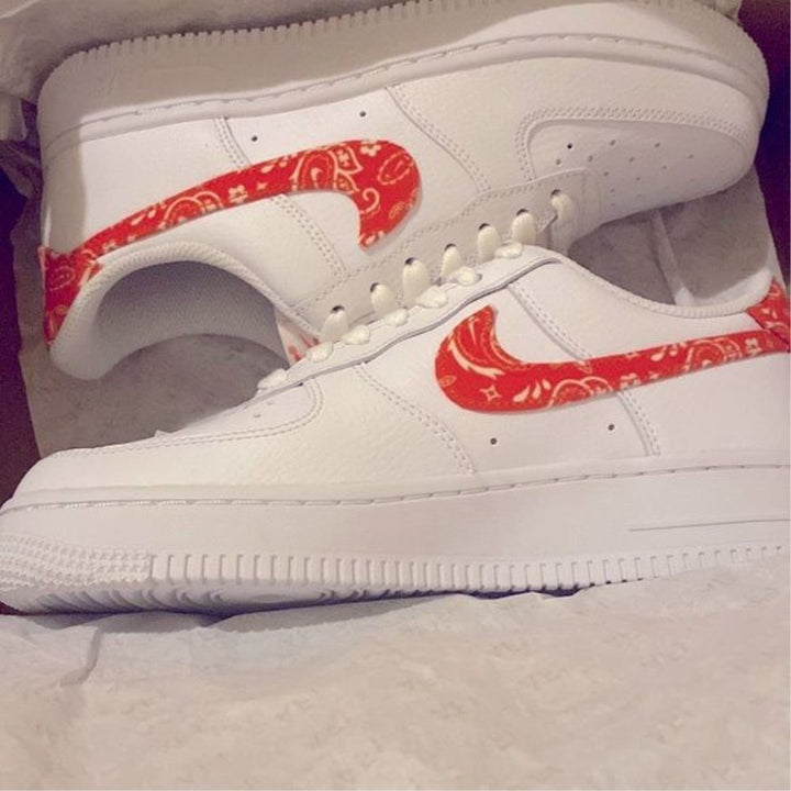 Red Bandana Custom Air Force 1