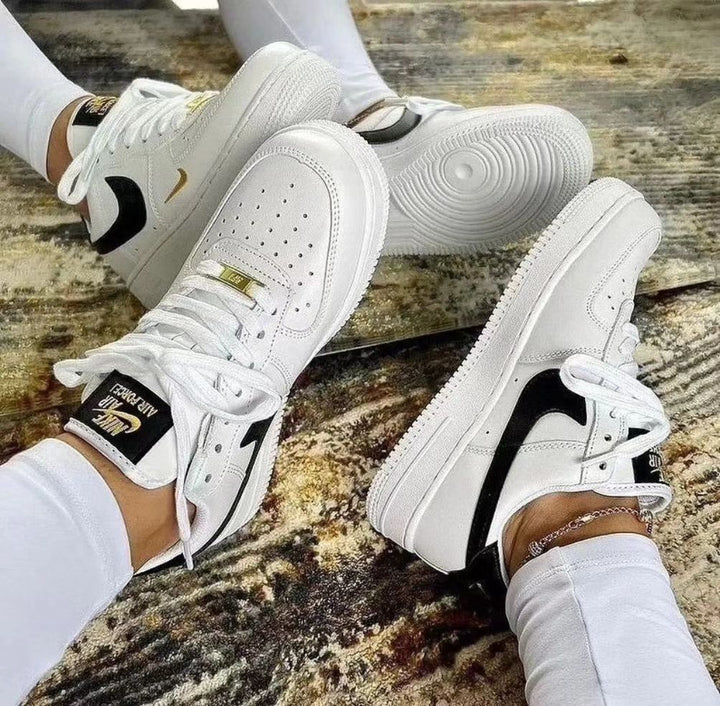 Black Swoosh Custom Air Force 1