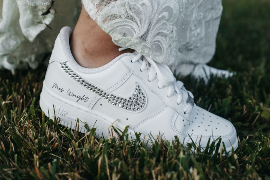 Diamond Wedding Shoes Custom Air Force 1