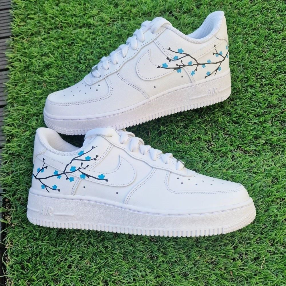 Blue Sakura Custom Air Force 1