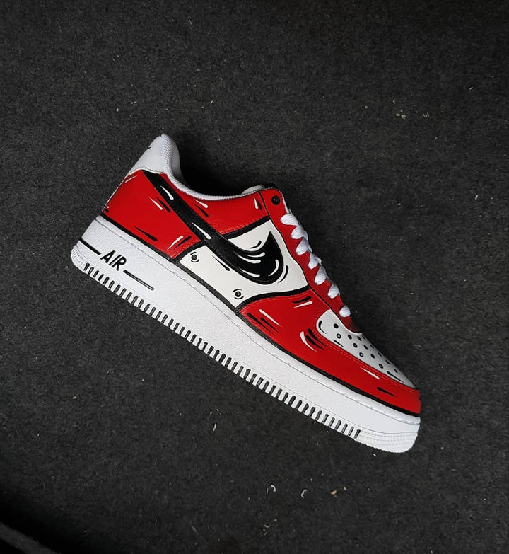 Red Black Custom Air Force 1