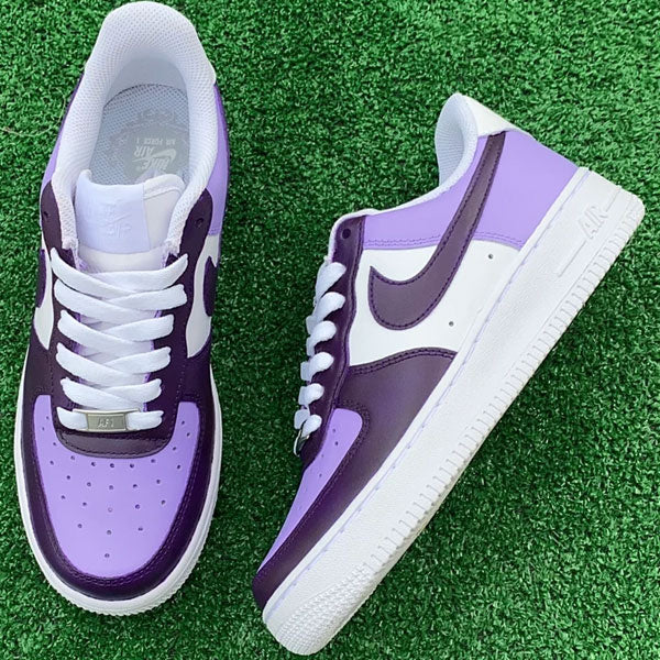 Purpel Colorblocking Custom Air Force 1