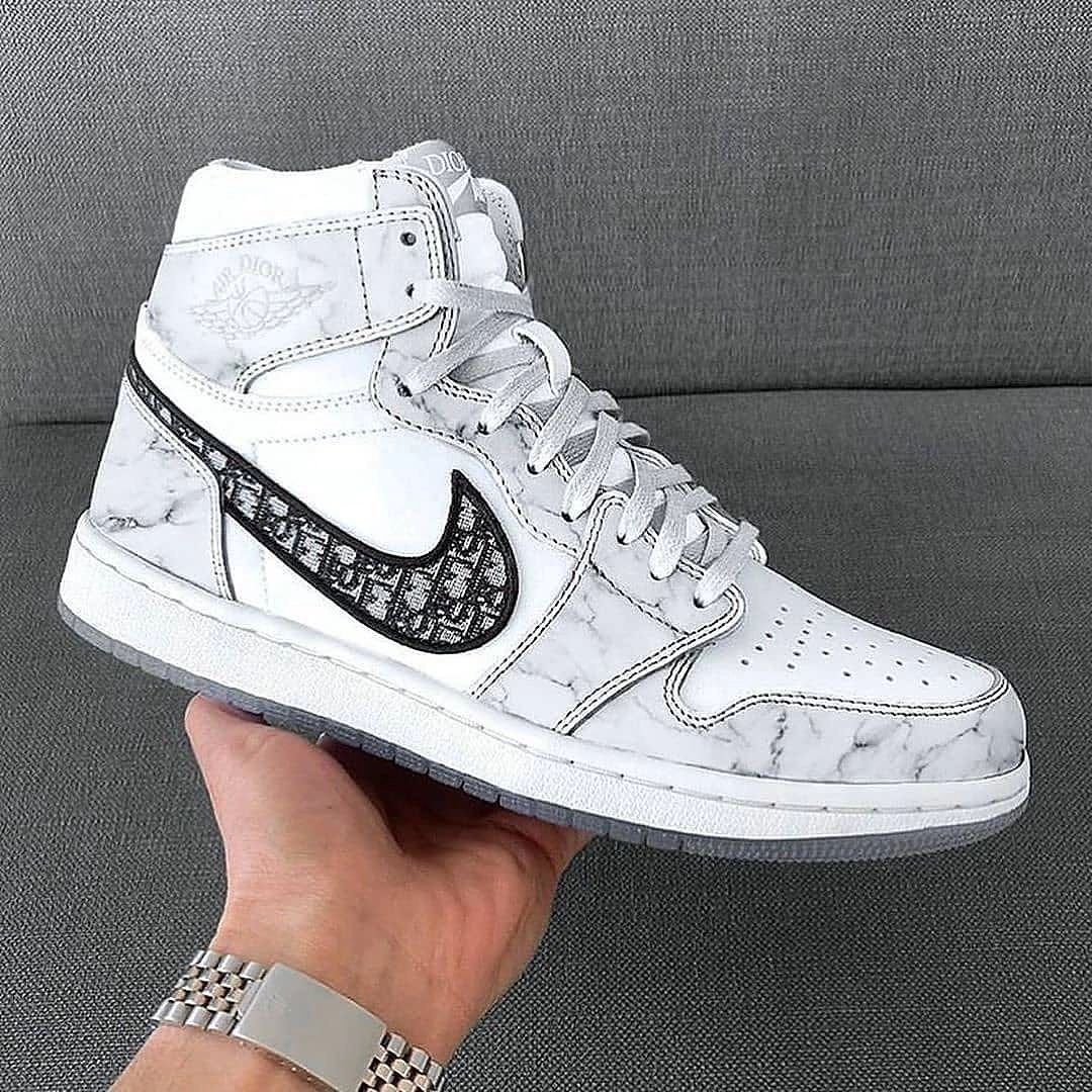 Black Rock Texture Custom Air Jordan 1