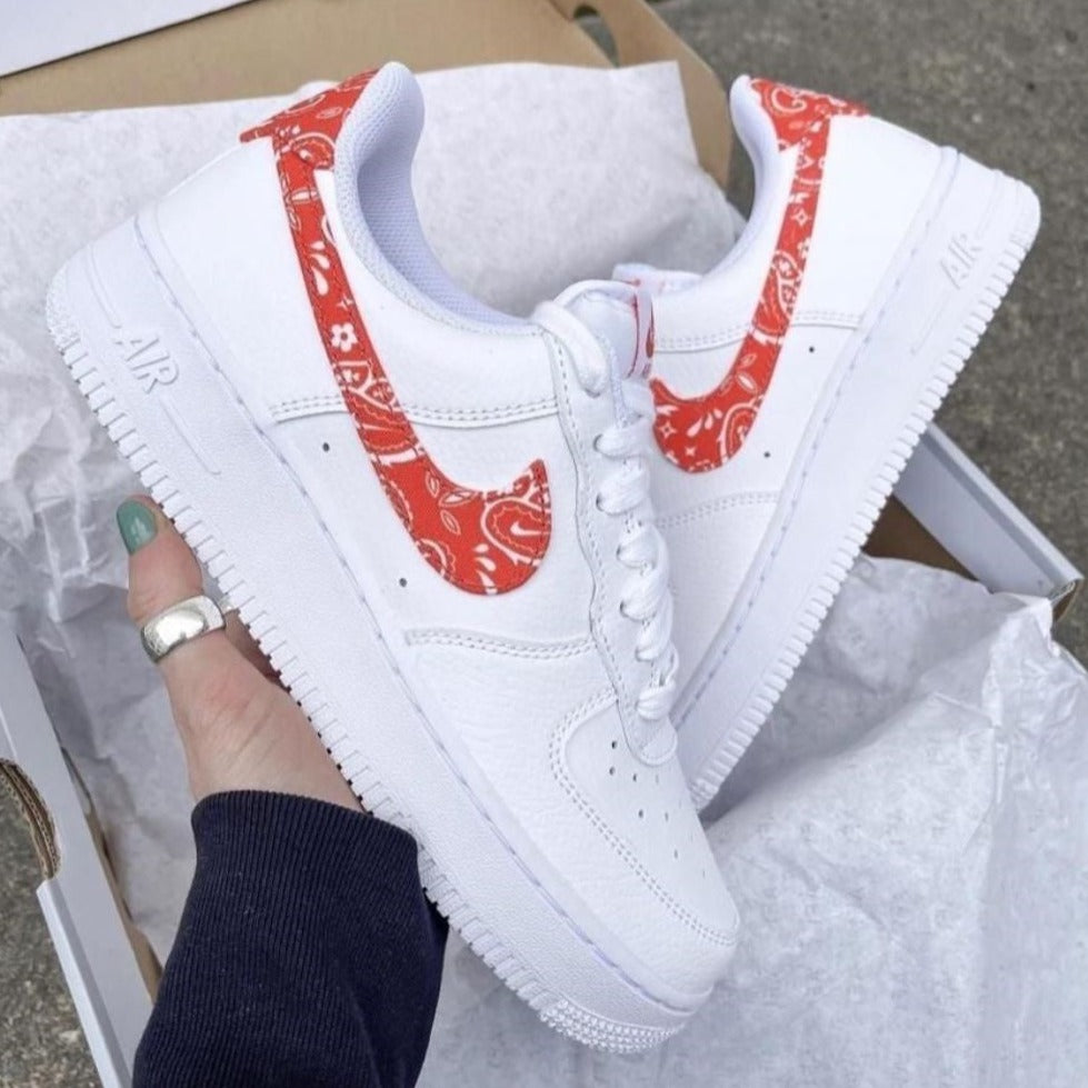 Red Bandana Custom Air Force 1 XX CUSTOM