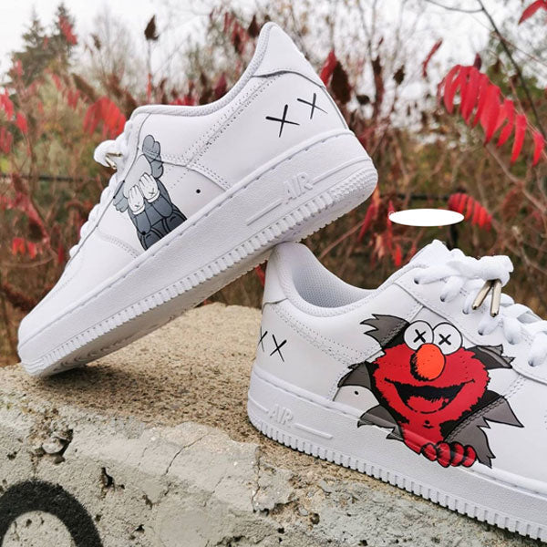 Kaws x sesame street orders air force 1