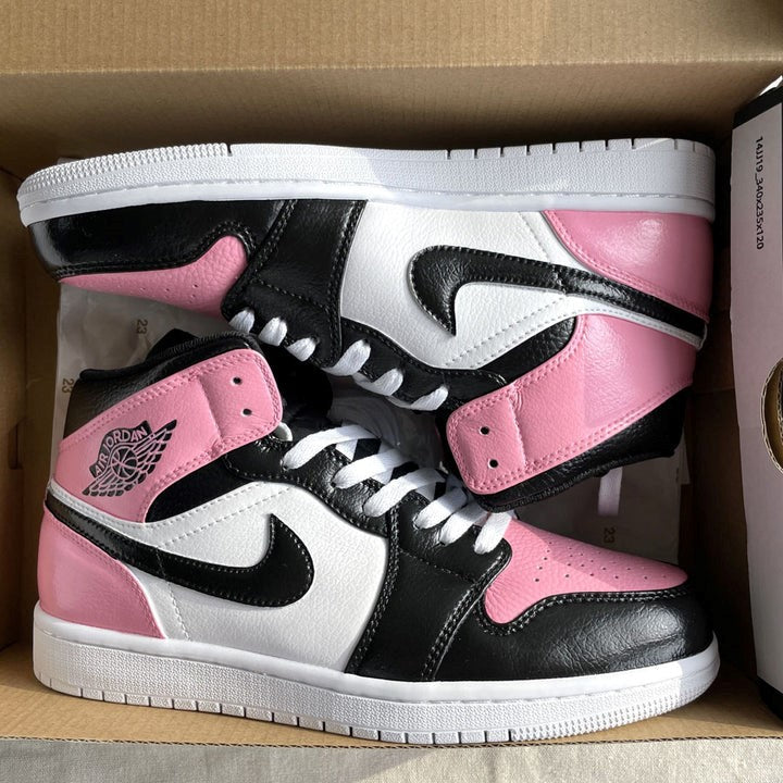Black Pink Custom Air Jordan 1