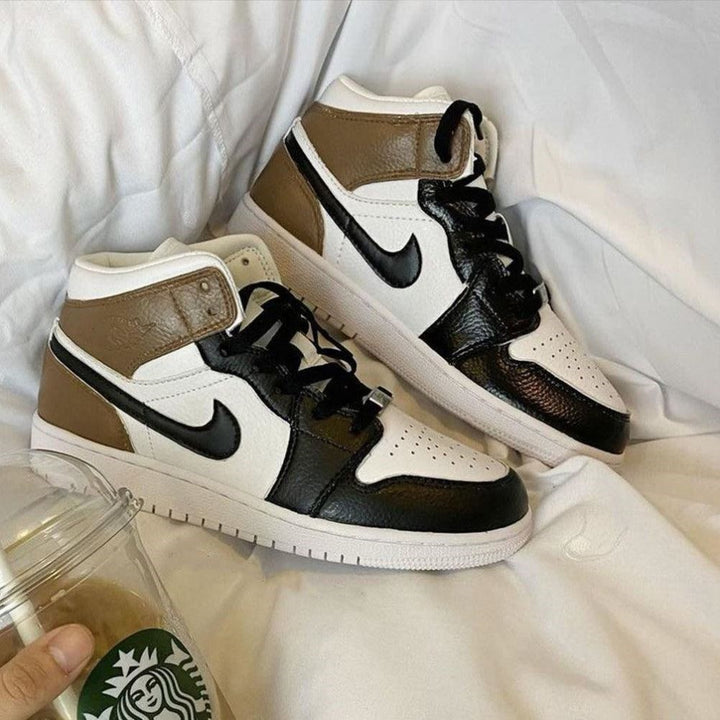 Dark Brown Black Custom Air Jordan 1