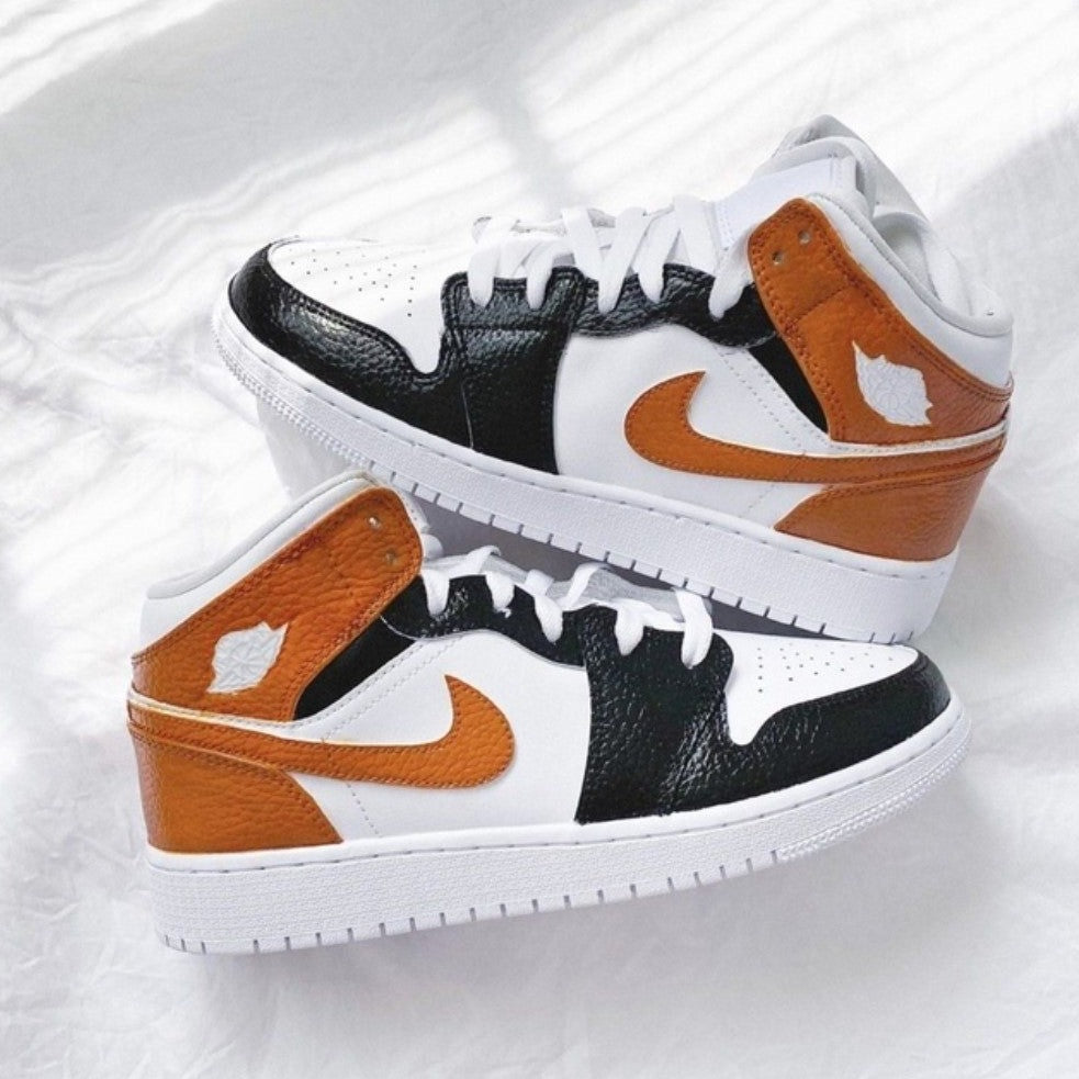 Brown Black Custom Air Jordan 1