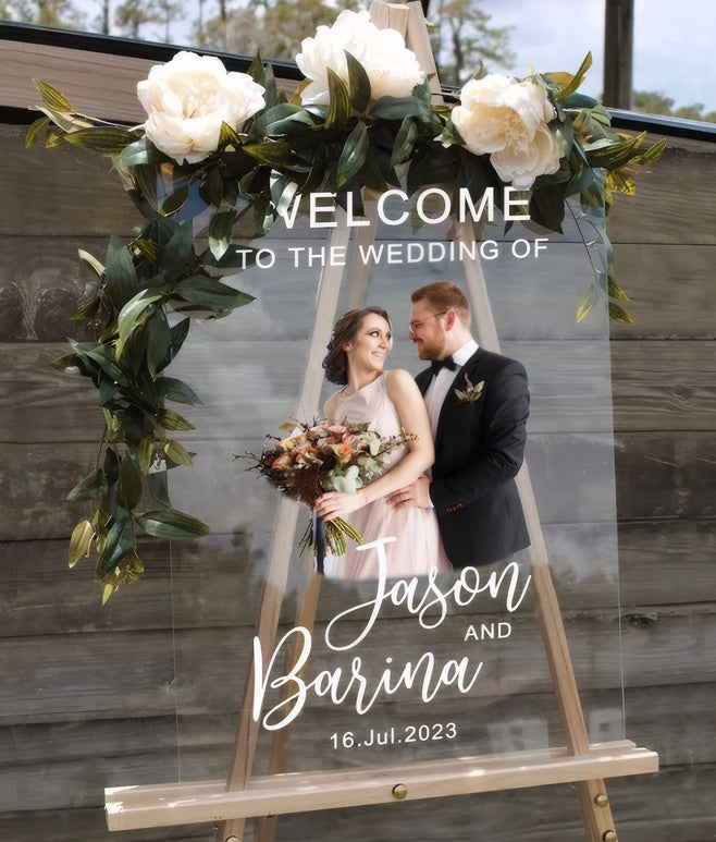 Custom Wedding Welcome Sign