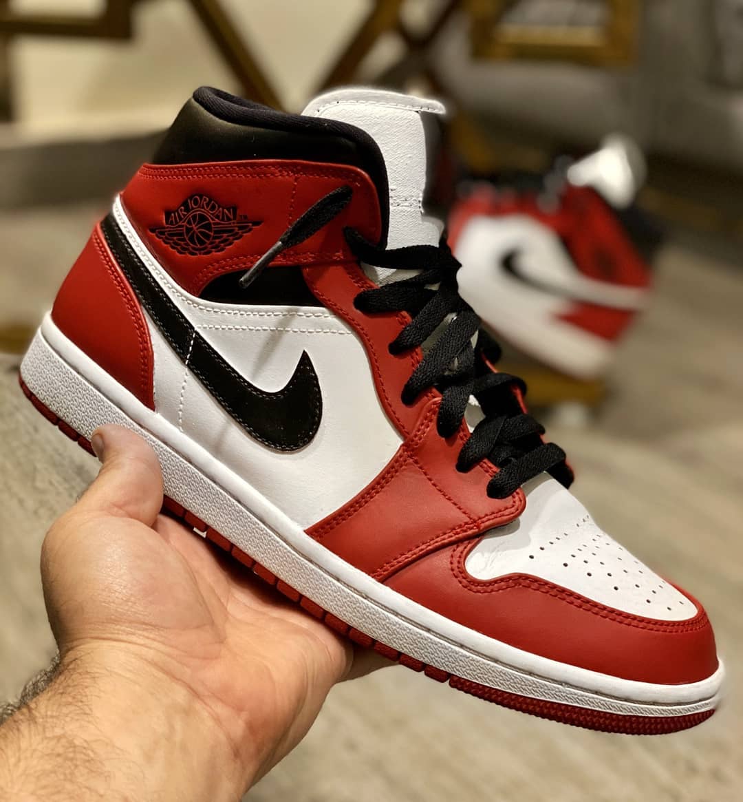 Red Black Custom Air Jordan 1