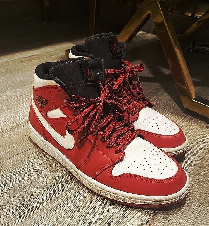 Red Black Custom Air Jordan 1