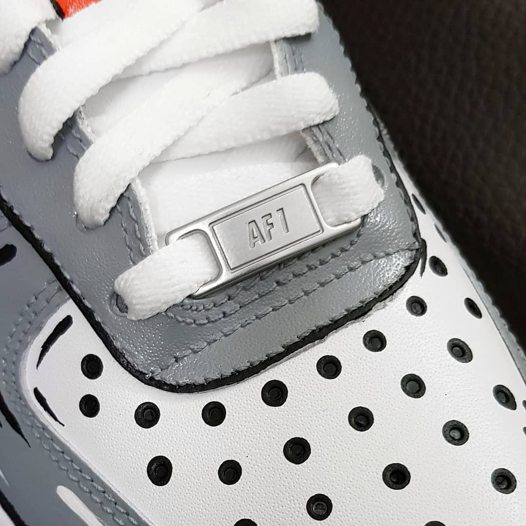 Gray Black Custom Air Force 1