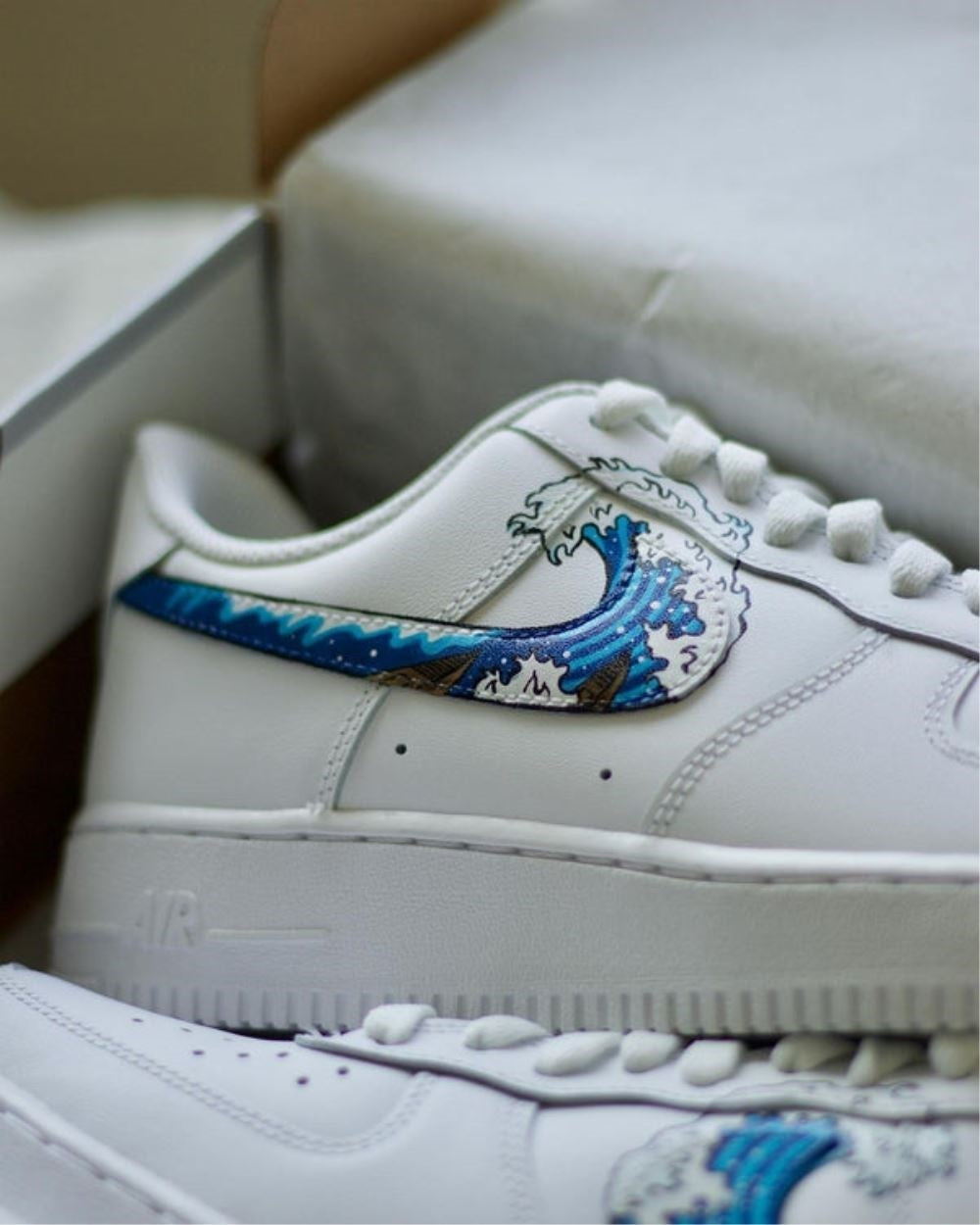 Kanagawa Waves Custom Air Force 1