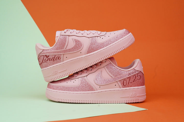 Pink Custom Air Force 1