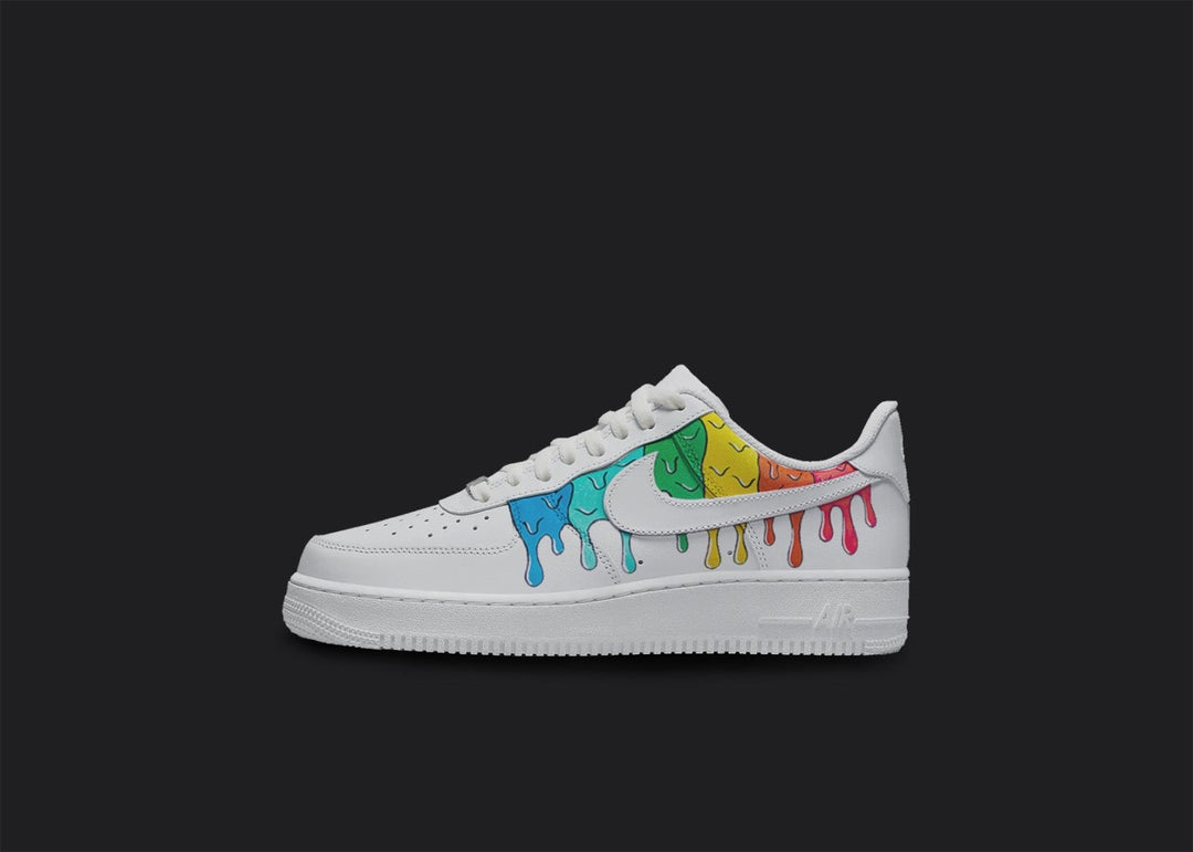 Rainbow Drip Custom Air Force 1