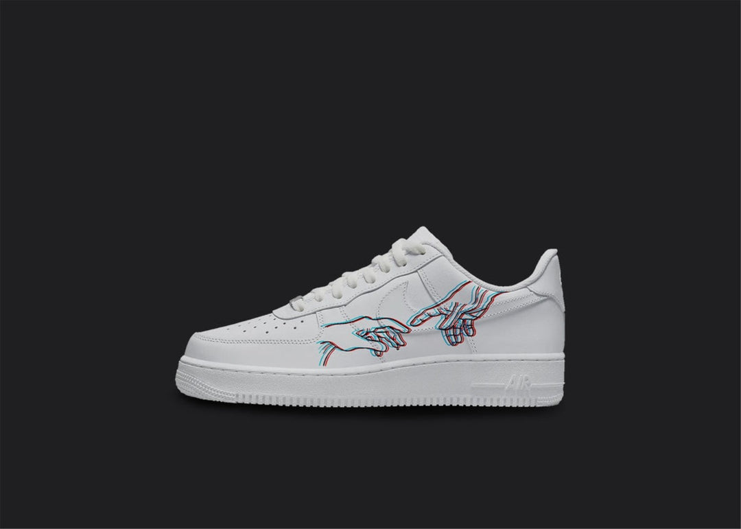 No Color Adam And God Hands Custom Air Force 1